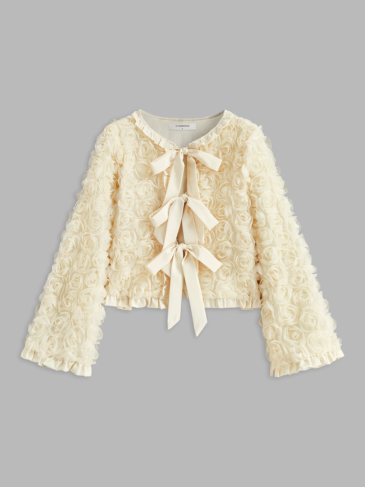 Veste élégante à motif rosace pour femme