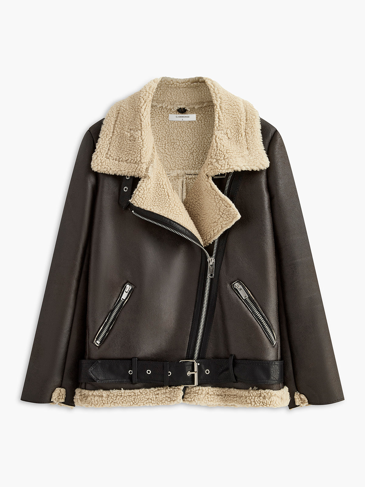 Veste polaire souple avec ceinture pour femme
