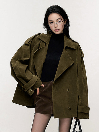 Blouson en cuir femme tendance décontracté