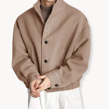 Veste Homme Moderne Chic Col Montant