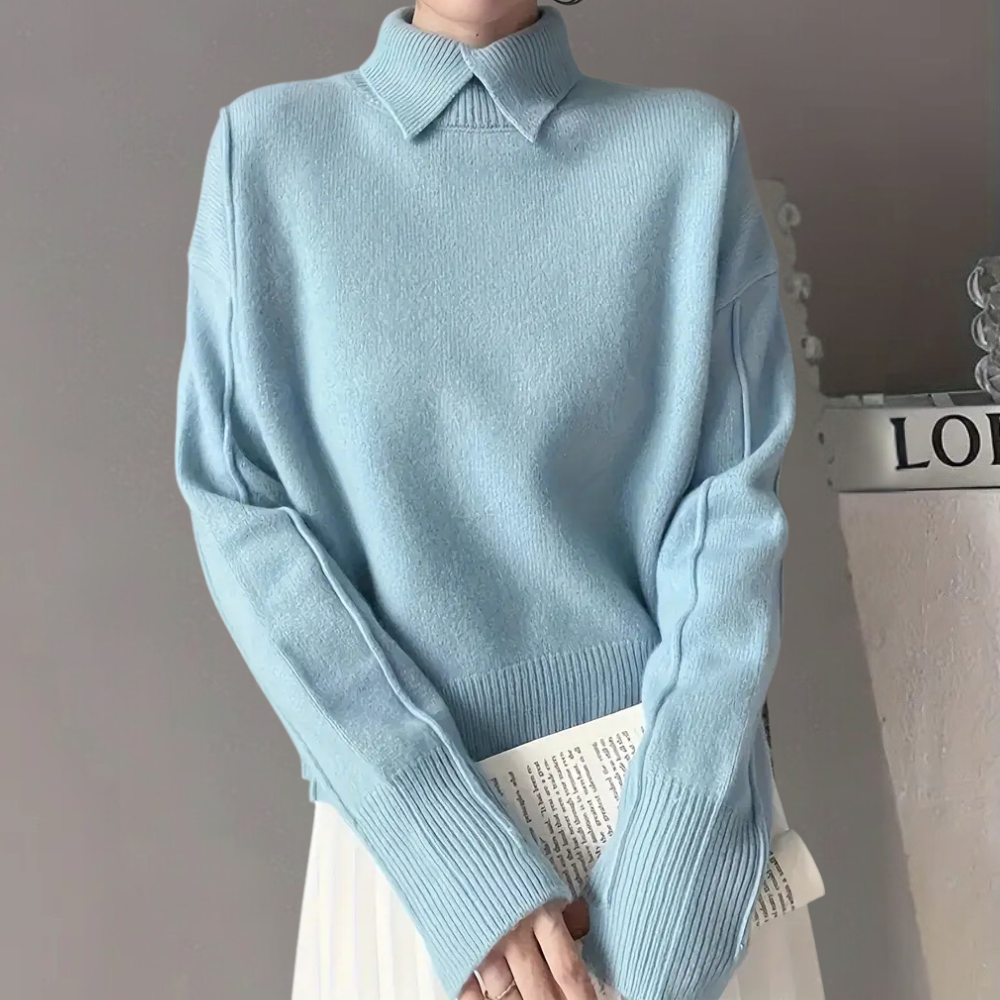 Élégant pull pour femme au crochet moderne