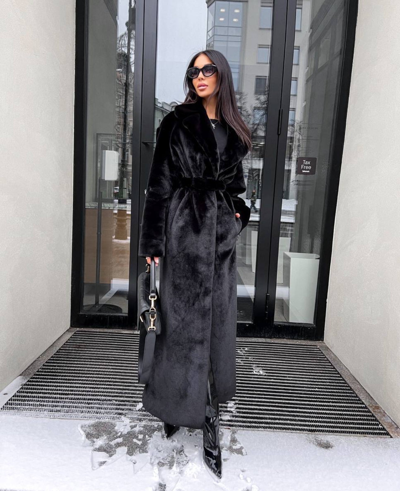 Veste en fourrure de luxe Design élégant
