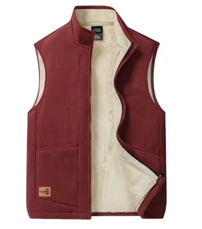 Gilet homme chaud hiver doublé