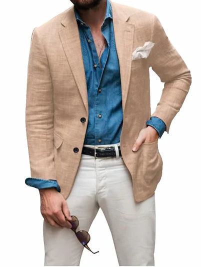 Blazer en lin pour homme élégant mariage