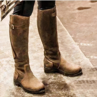 Bottes imperméables femme élégantes noires