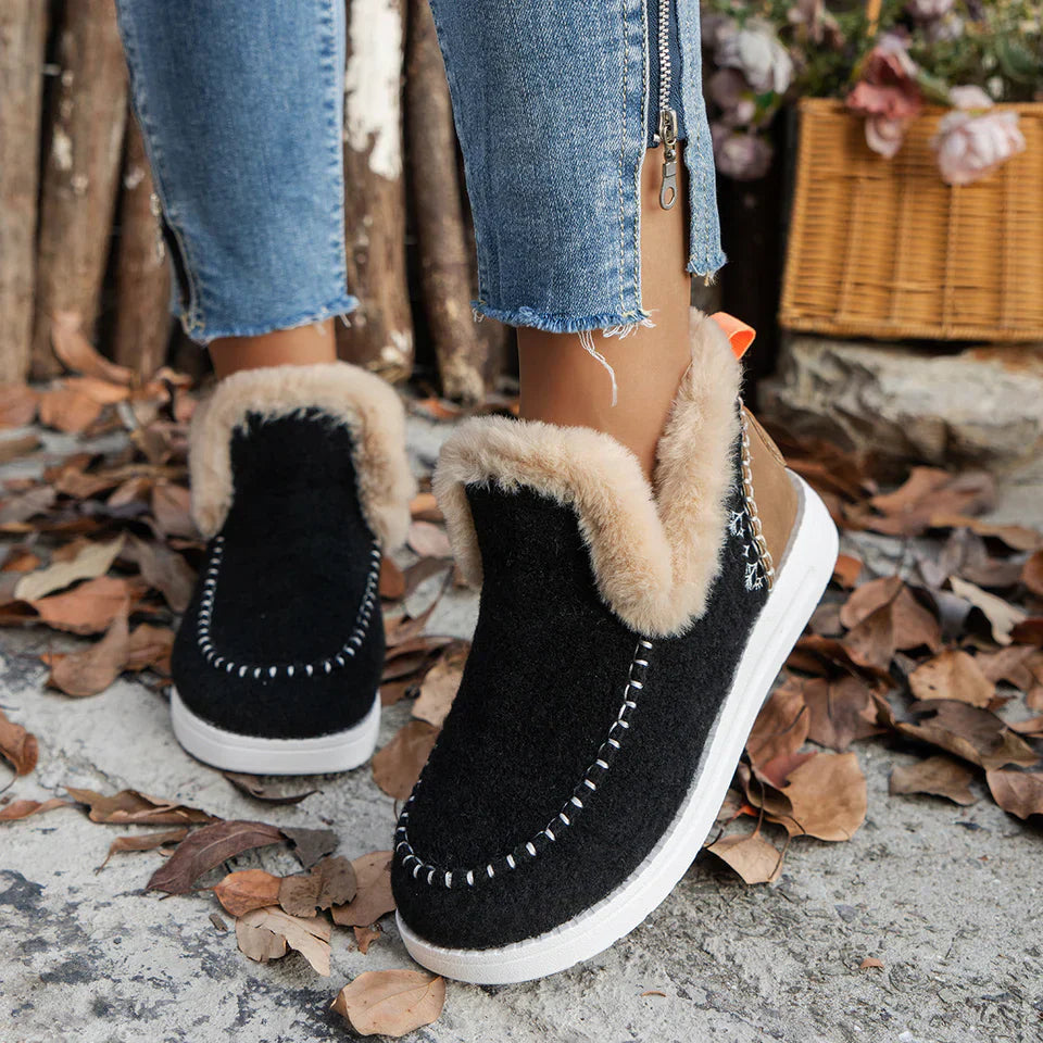 Bottines d'hiver confortables pour femmes