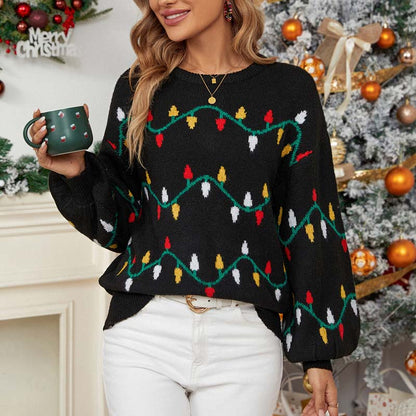 Pull de Noël au design festif