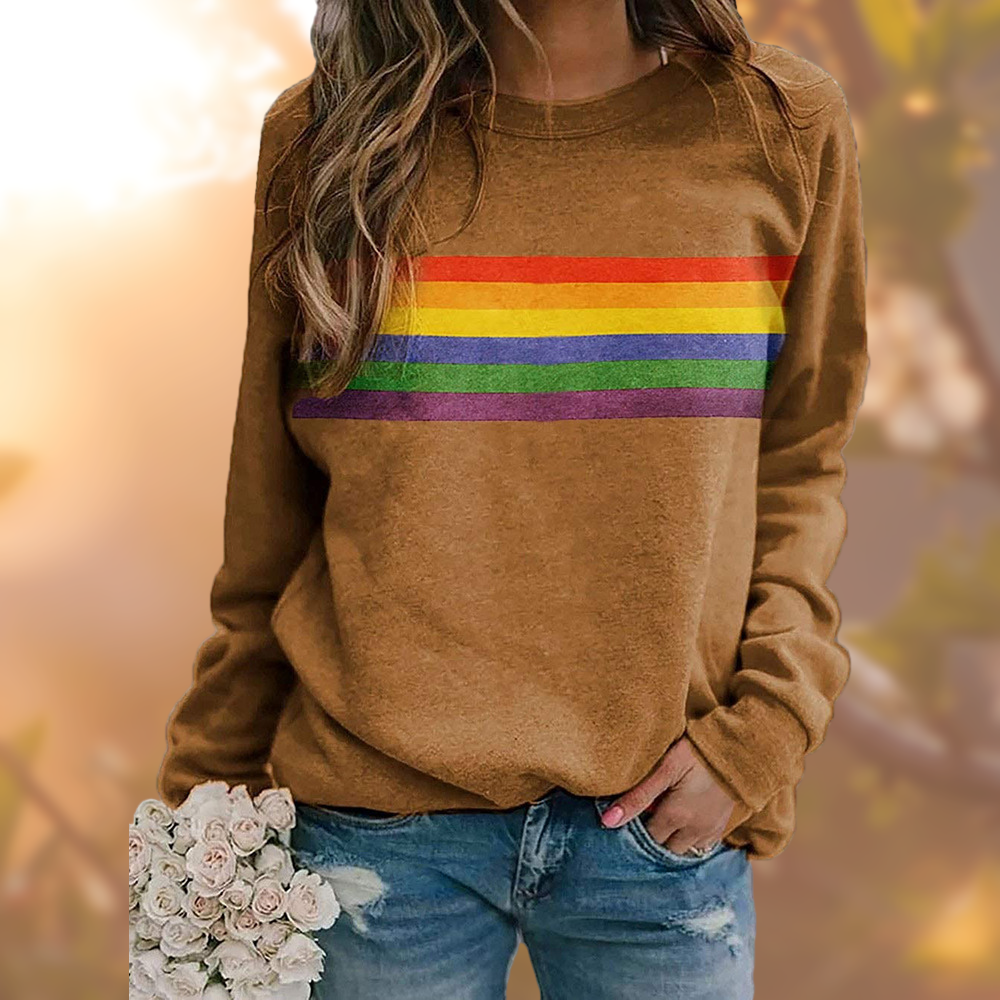 Pull tricoté ras du cou pour femme modèle automne