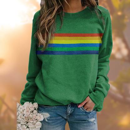Pull tricoté ras du cou pour femme modèle automne