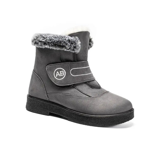 Warmes Schneestiefel Damen Kaninchenfell Isoliert - IdealeKleiden