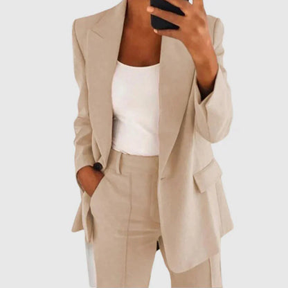 Blazer élégant noir pour femme