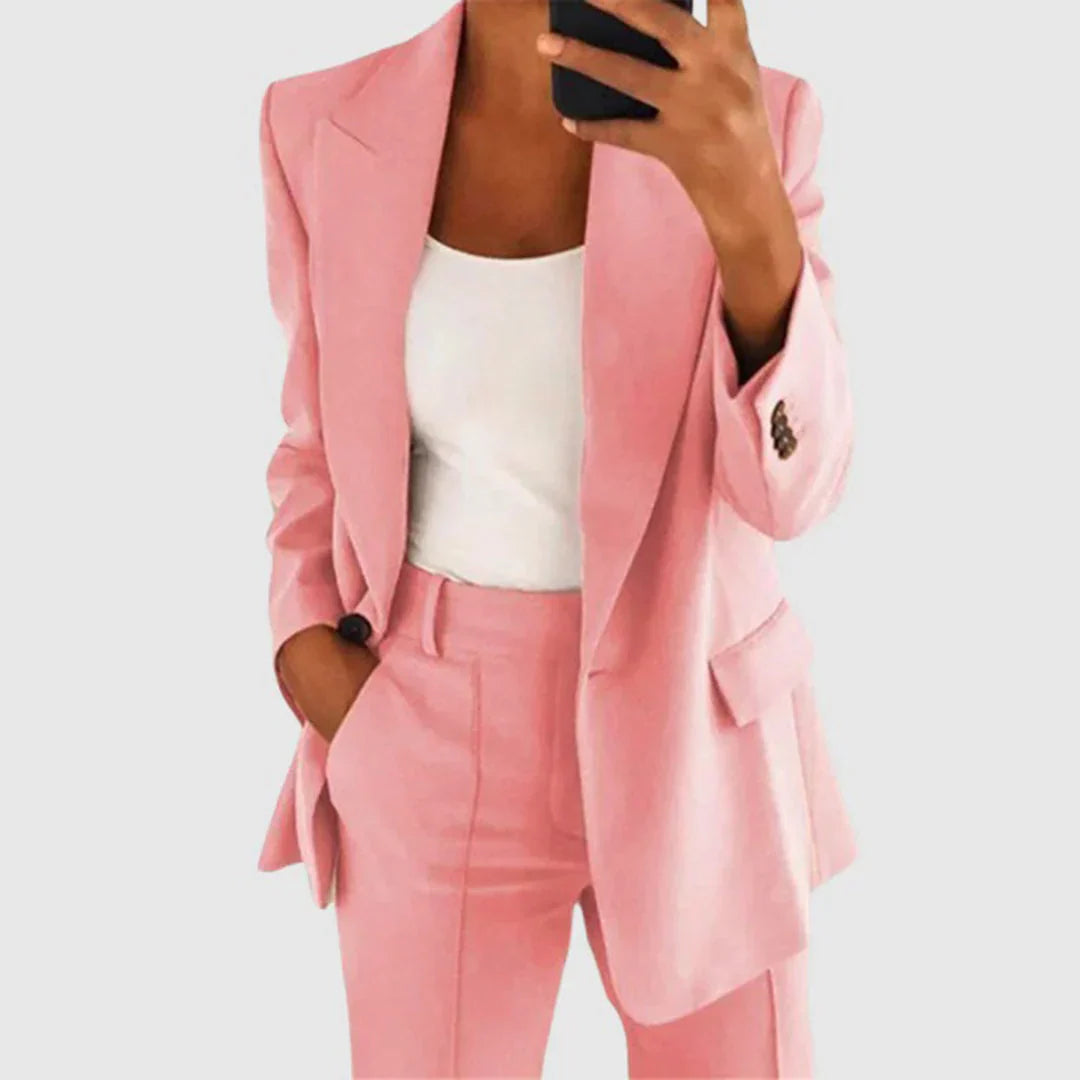 Blazer élégant noir pour femme