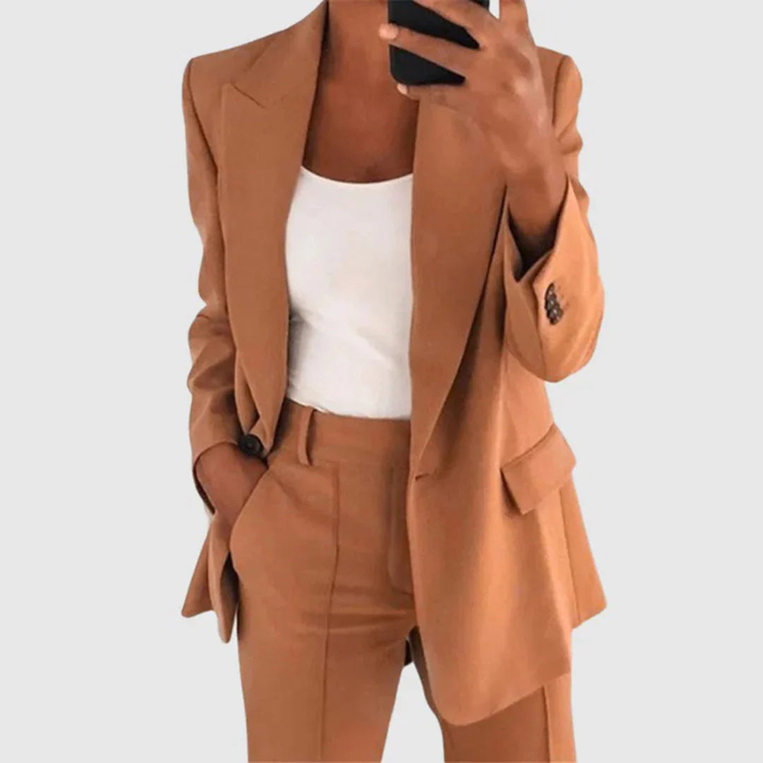 Blazer élégant noir pour femme