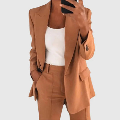 Blazer élégant noir pour femme