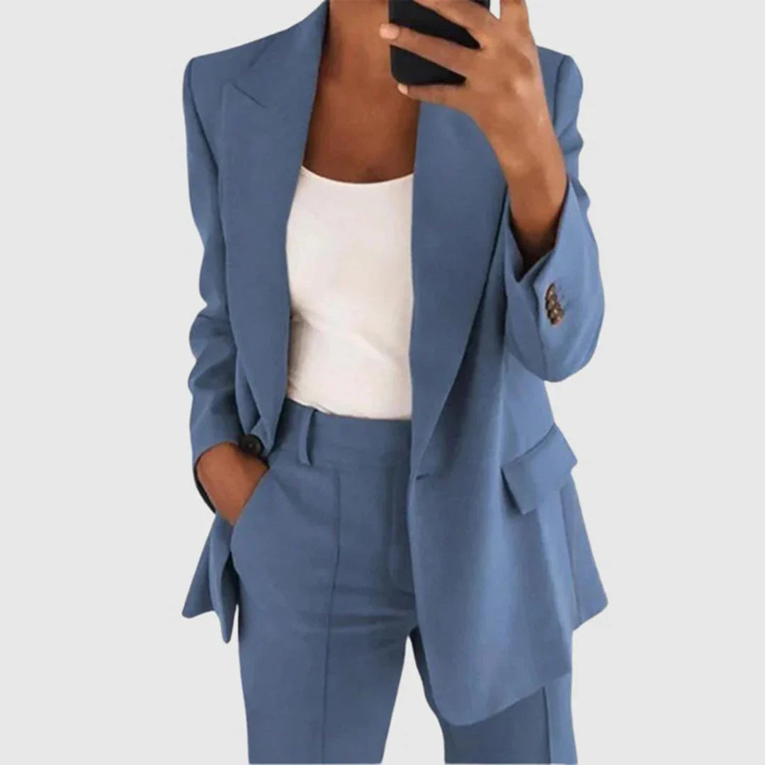 Blazer élégant noir pour femme