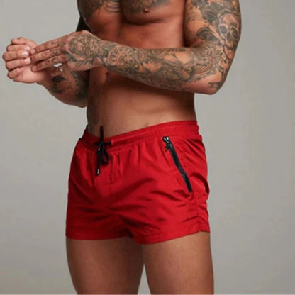 Short de bain homme élastique avec cordon de serrage