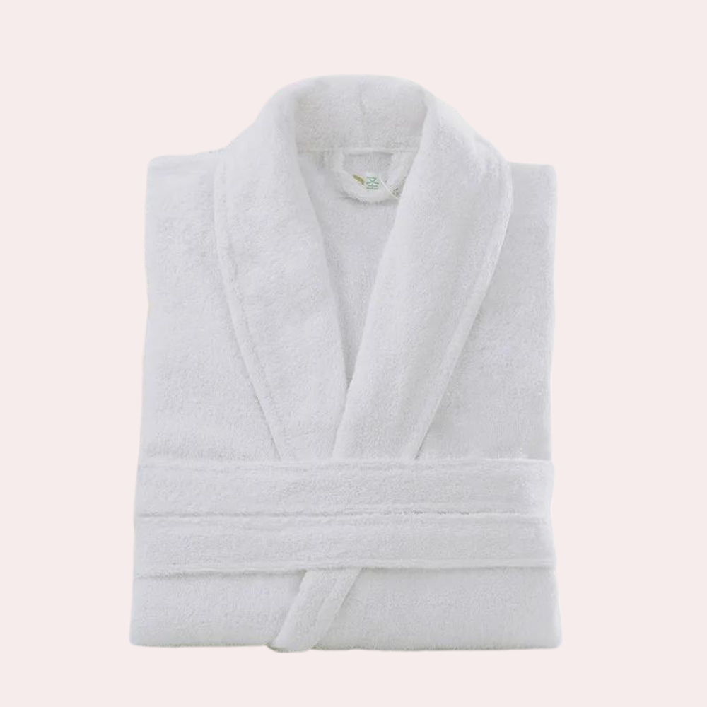 Peignoir doux en peluche pour homme