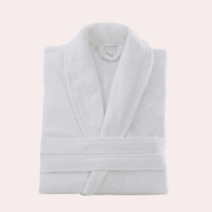 Peignoir doux en peluche pour homme