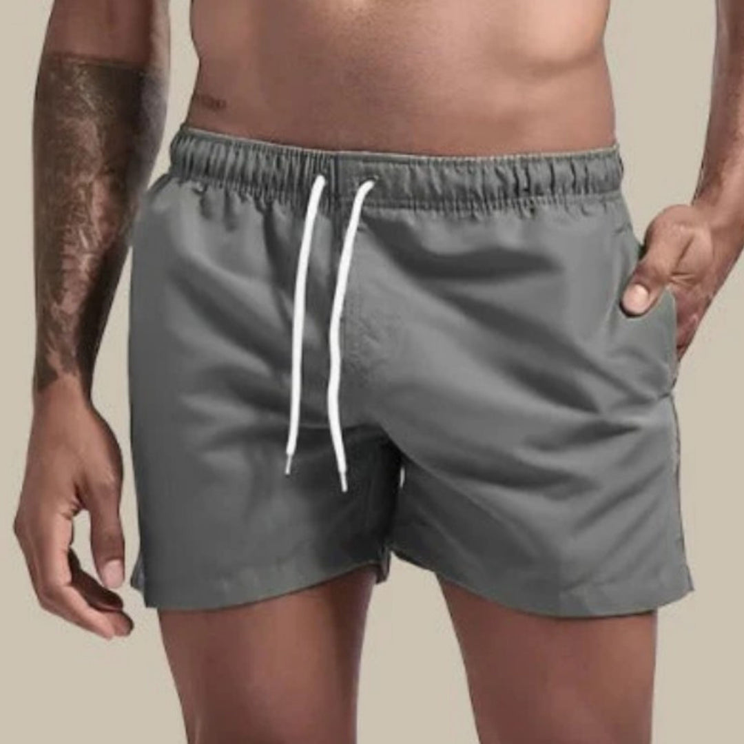 Short de bain élastique à séchage rapide pour homme