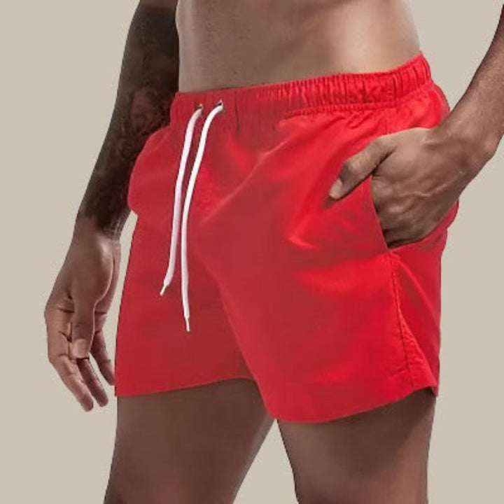 Short de bain élastique à séchage rapide pour homme