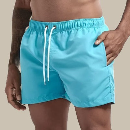 Short de bain élastique à séchage rapide pour homme