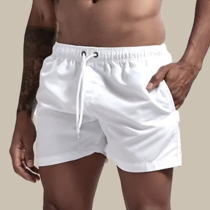 Short de bain élastique à séchage rapide pour homme
