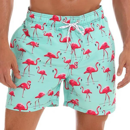 Shorts de bain homme Cordon de serrage Coloré
