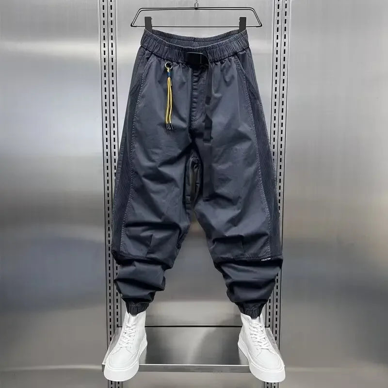 Pantalon d'entraînement confortable pour hommes Coupe ample Taille élastique