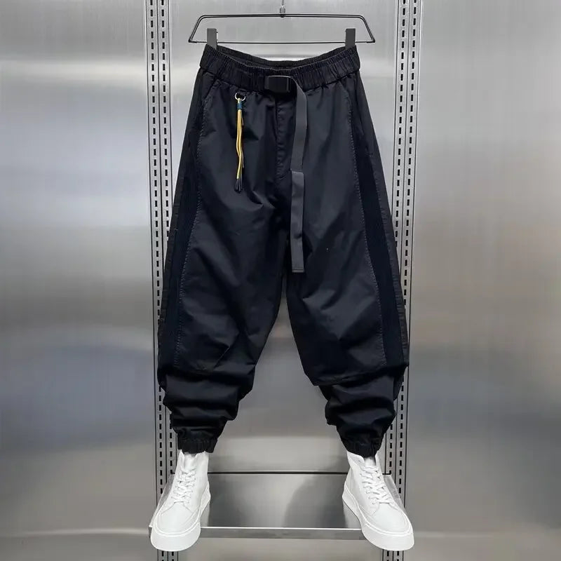 Pantalon d'entraînement confortable pour hommes Coupe ample Taille élastique
