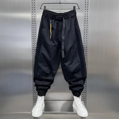 Pantalon d'entraînement confortable pour hommes Coupe ample Taille élastique