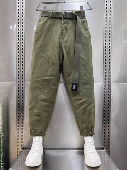 Pantalons homme confortables coupe ample avec ceinture