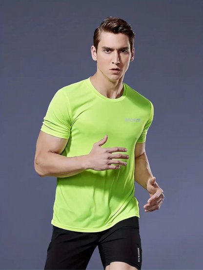 T-shirt de sport pour homme séchage rapide léger
