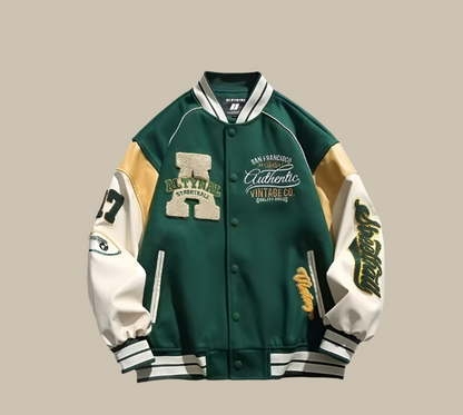 Veste de baseball oversize pour homme