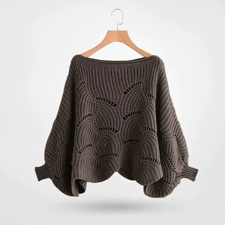 Pull élégant chauve-souris manches femme