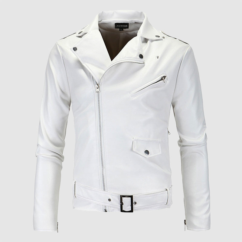 Blouson en cuir élégant Urban Chic