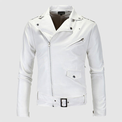 Blouson en cuir élégant Urban Chic