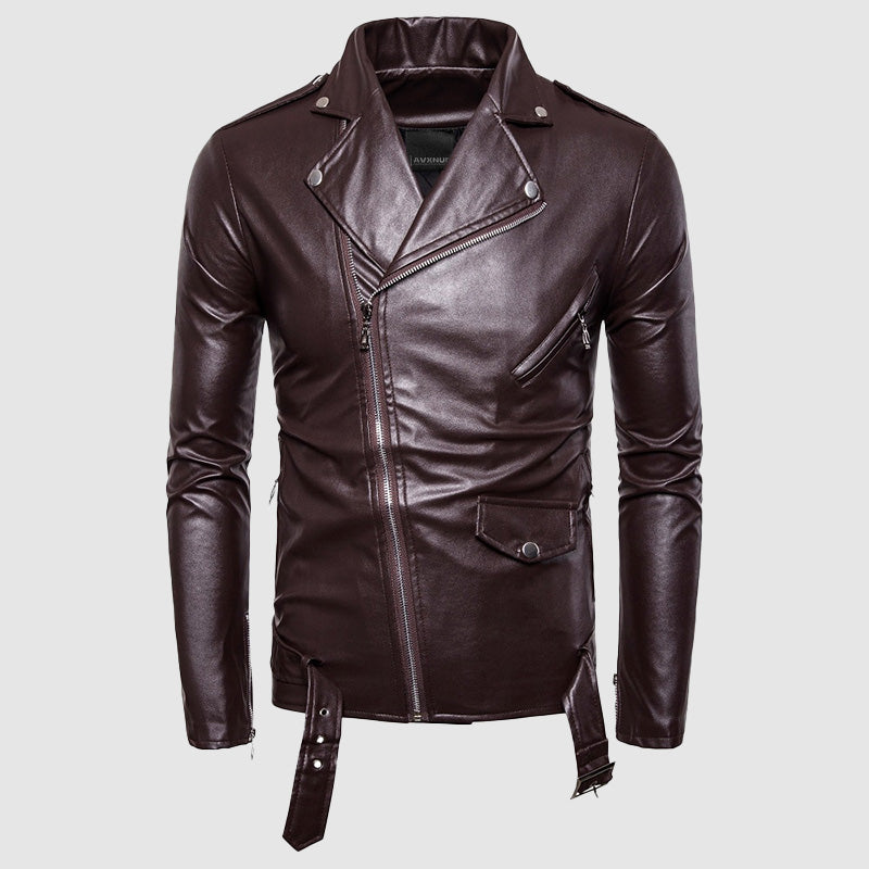 Blouson en cuir élégant Urban Chic