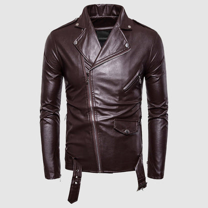 Blouson en cuir élégant Urban Chic