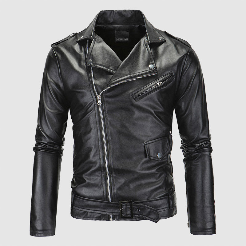 Blouson en cuir élégant Urban Chic