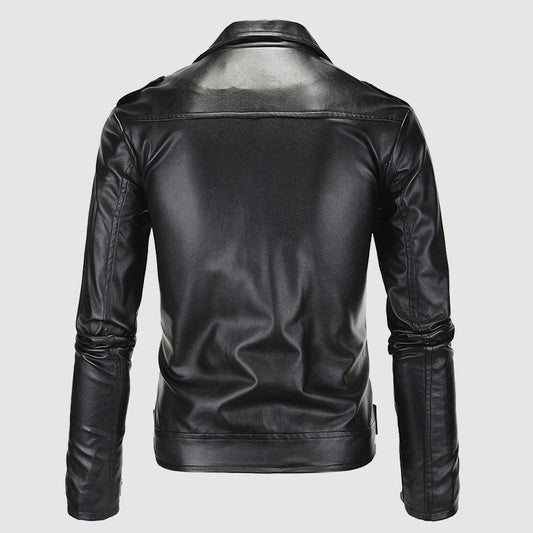 Stylische Lederjacke Urban Chic - IdealeKleiden