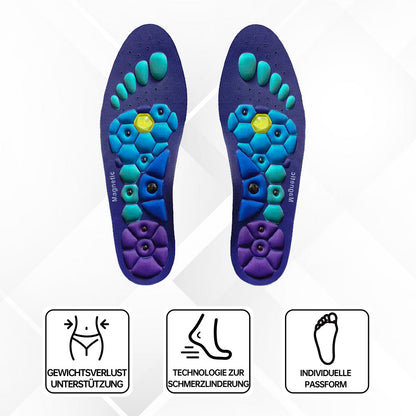 Semelles magnétiques ajustables confortables