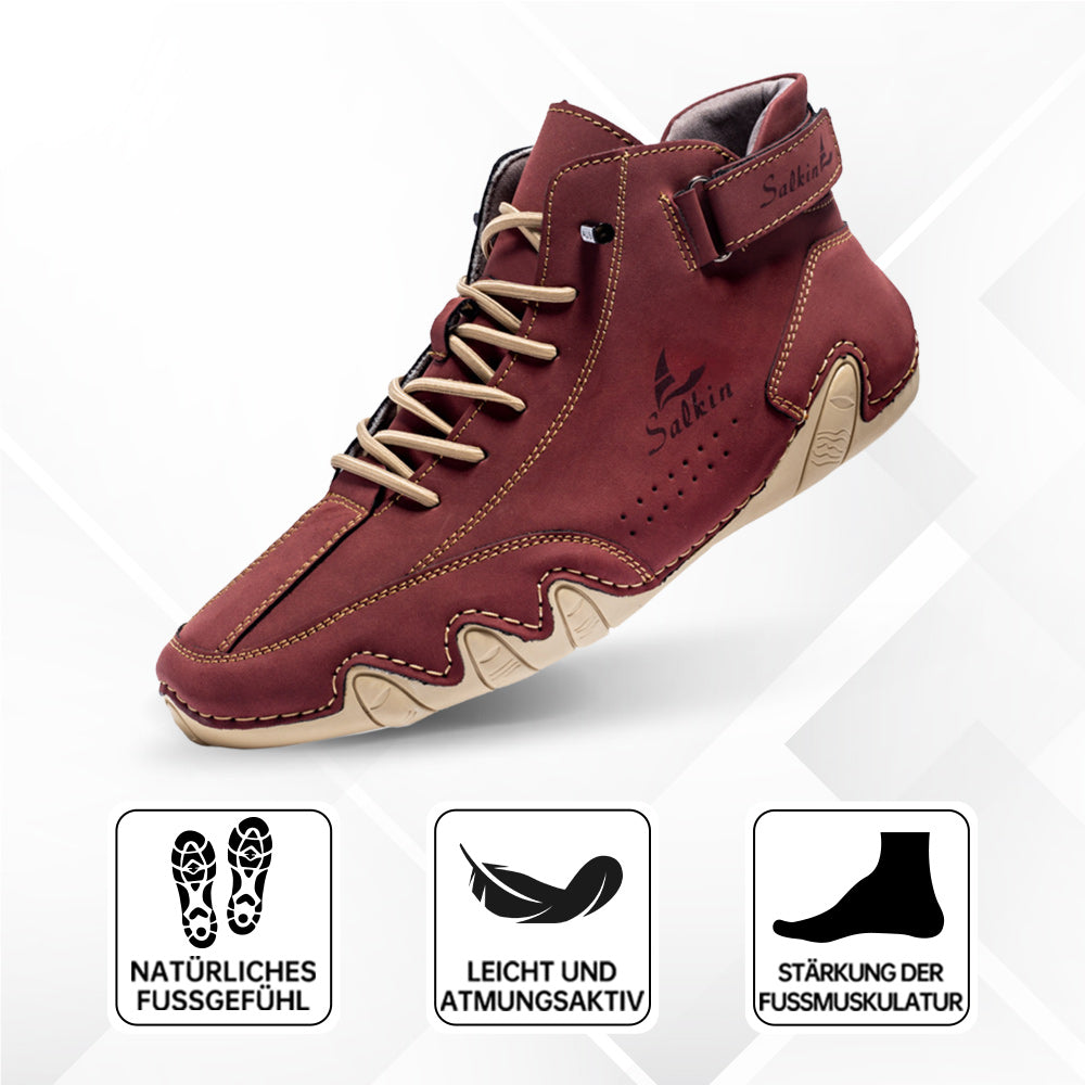 Chaussures orthopédiques pieds nus imperméables antidérapantes en cuir