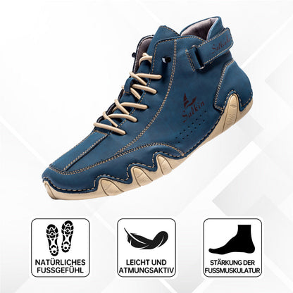 Chaussures orthopédiques pieds nus imperméables antidérapantes en cuir