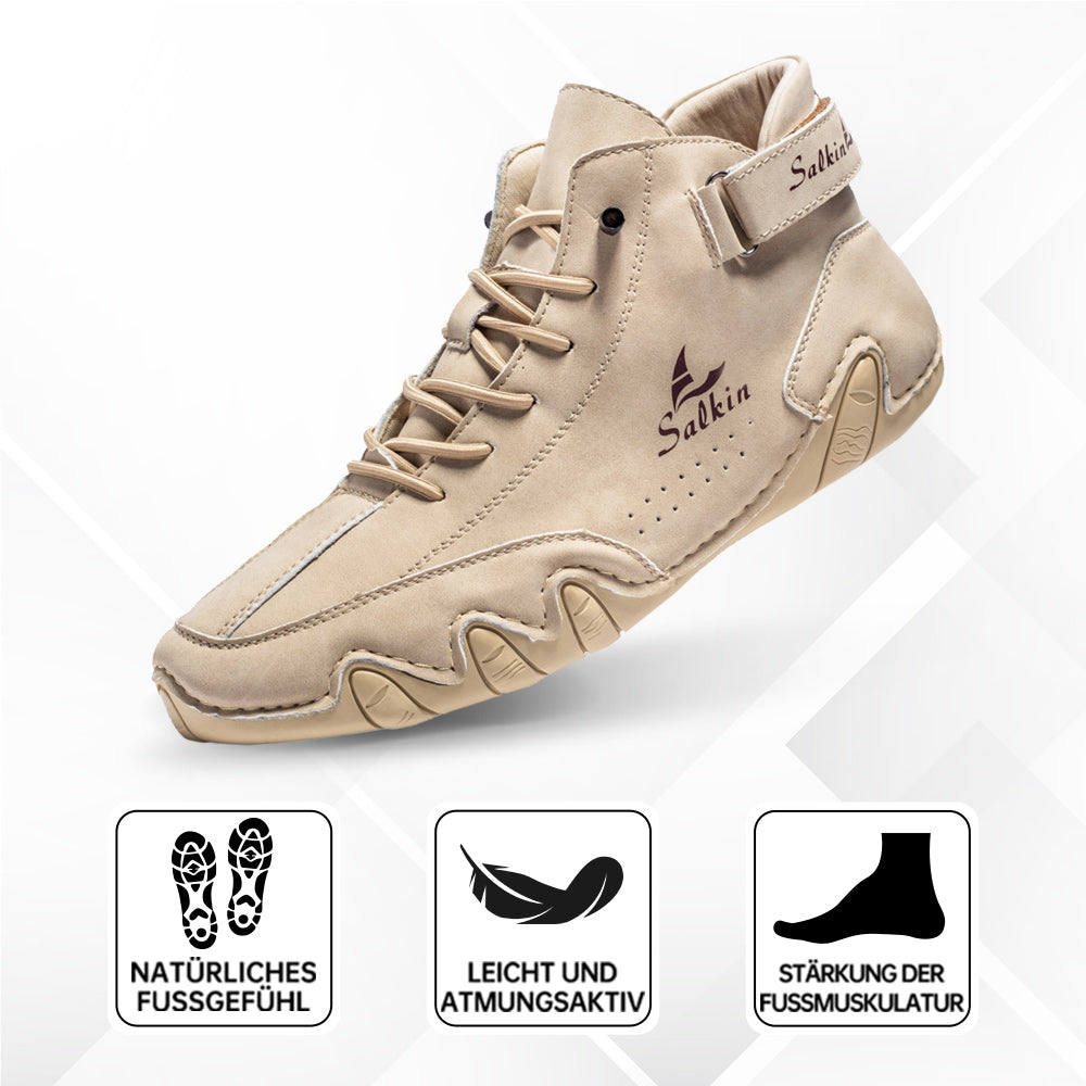 Chaussures orthopédiques pieds nus imperméables antidérapantes en cuir