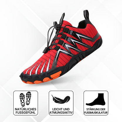 Chaussure pieds nus ergonomique pour des pieds sans douleur
