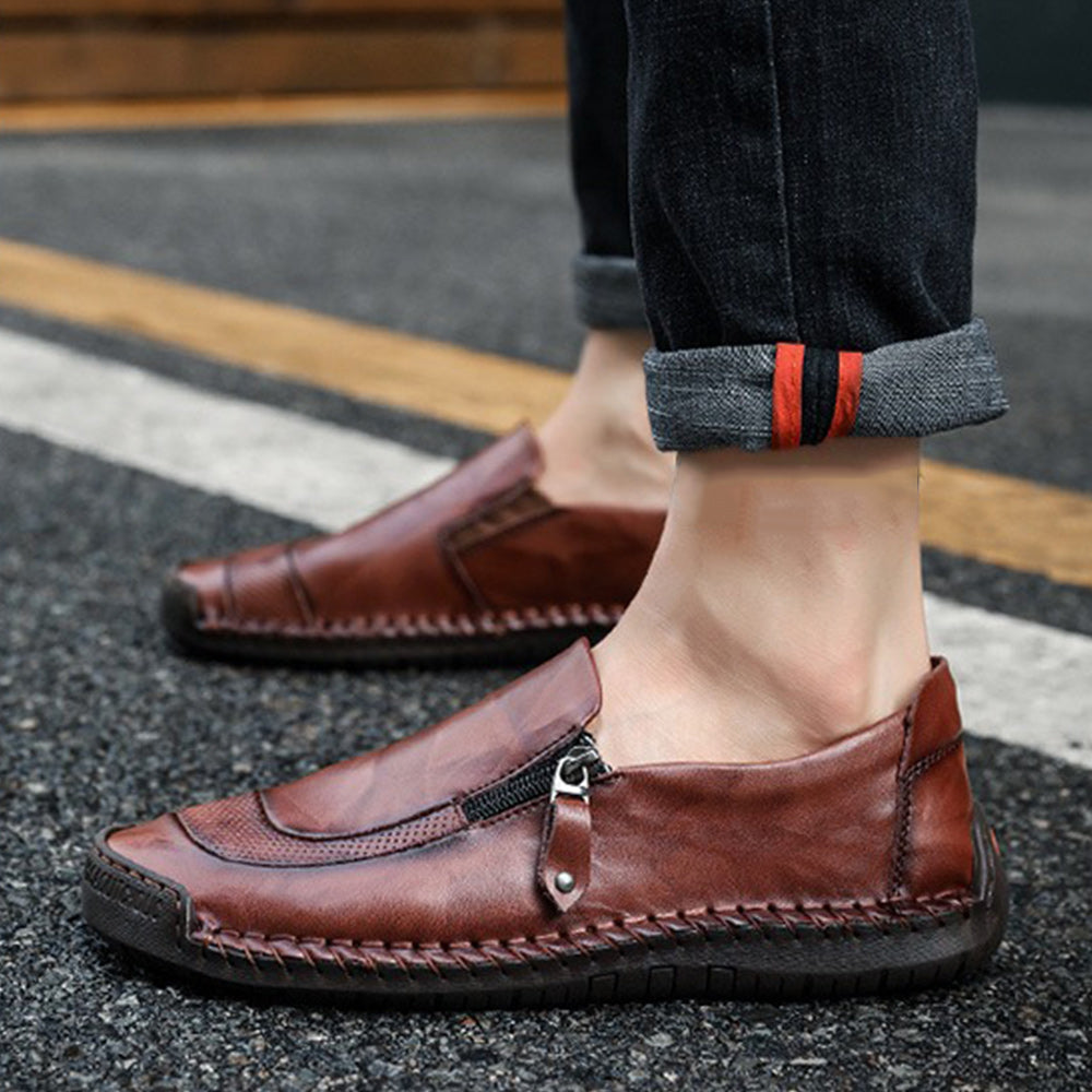 Komfort Schuhe Ergonomisch Leder - IdealeKleiden