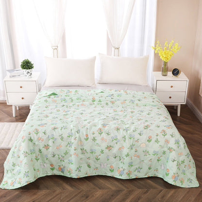 Couverture d'été légère en coton - Fraîche et confortable