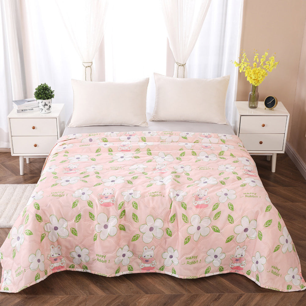Couverture d'été légère en coton - Fraîche et confortable