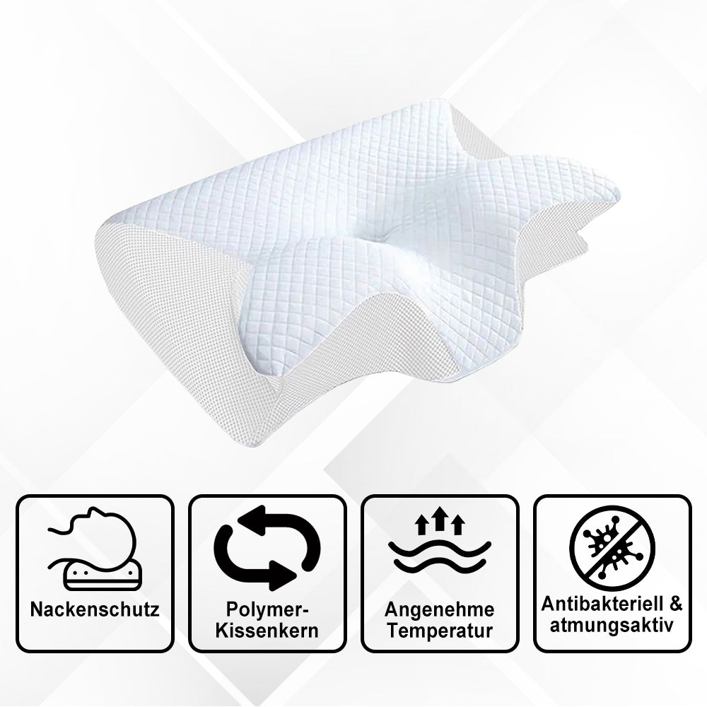 Oreiller de sommeil ergonomique pour le soulagement des douleurs dorsales