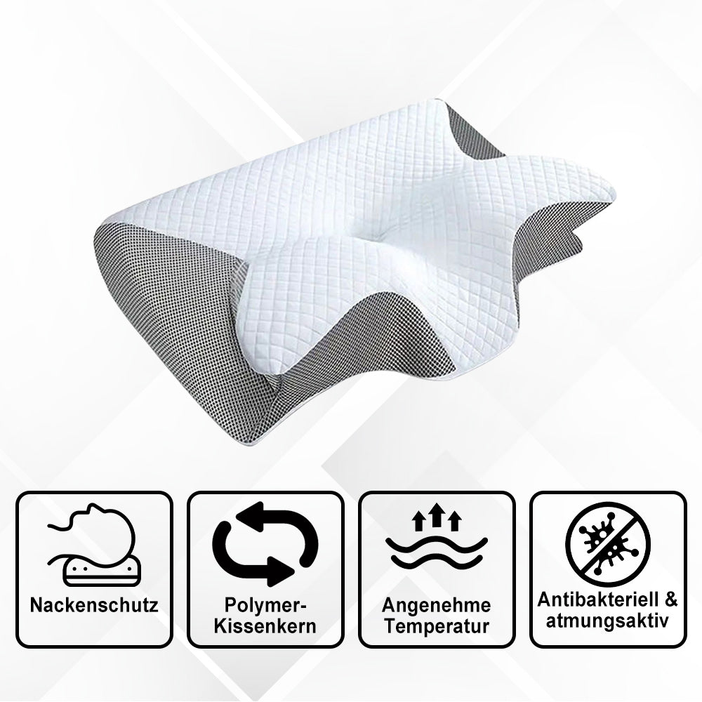 Oreiller de sommeil ergonomique pour le soulagement des douleurs dorsales